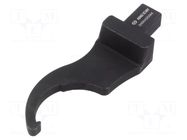 Wrench tip; torque,hook; Spanner: 50÷55mm; Socket size: 14x18mm KING TONY
