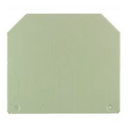 End and partition plate for terminals, End plate, 56 mm x 1.5 mm, dark beige Weidmuller