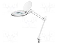 Desk magnifier; with backlight; 3dpt; Ø127mm; Illumination: LED Goobay