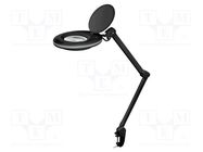 Desk magnifier; with backlight; 3dpt; Ø127mm; Illumination: LED Goobay