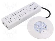 Lamp: LED emergency luminaire; RoundTech; IP65; white; 1.1W; 200lm EATON ELECTRIC