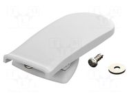 Clip; for enclosures; light grey; BOS-Streamline BOPLA