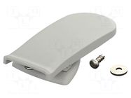 Clip; for enclosures; grey; BOS-Streamline BOPLA