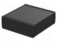 Enclosure: with panel; ALUBOS; X: 210mm; Y: 200mm; Z: 70mm; aluminium BOPLA