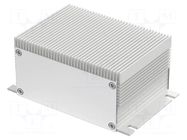 Enclosure: with panel; with fixing lugs,with heatsink; Filotec BOPLA