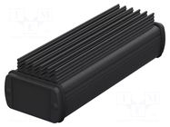 Enclosure: with panel; with heatsink; ALUBOS 600; X: 57mm; Y: 150mm BOPLA