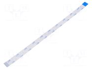 FFC tape; Cores: 12; Tape ph: 0.5mm; L: 152mm; 500mA; 60V; FFC5-TIN GCT