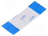 FFC tape; Cores: 20; Tape ph: 0.5mm; L: 30mm; 500mA; 60V; FFC5-TIN GCT