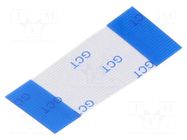 FFC tape; Cores: 24; Tape ph: 0.5mm; L: 30mm; 500mA; 60V; FFC5-TIN GCT