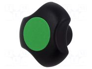 Knob; Ø: 40mm; Int.thread: M8; 13.5mm; H: 25mm; technopolymer PA ELESA+GANTER