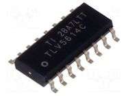 IC: D/A converter; 12bit; 102ksps; Ch: 4; SOIC16; 0÷70°C; 2.7÷5.5VDC TEXAS INSTRUMENTS