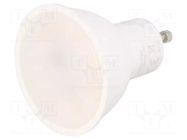 LED lamp; warm white; GU10; 230VAC; 410lm; 4.9W; 120°; 3000K GTV Poland