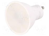 LED lamp; neutral white; GU10; 230VAC; 410lm; 4.9W; 120°; 4000K GTV Poland