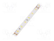 LED tape; white warm; 2835; 24V; LED/m: 60; 10mm; IP64; 120°; 12W/m POS