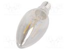 LED lamp; grey; E14; 230VAC; 4W; 360°; 2700K GTV Poland