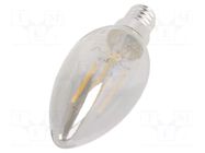 LED lamp; grey; E14; 230VAC; 4W; 360°; 2700K GTV Poland