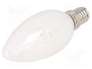 LED lamp; milky; E14; 230VAC; 4W; 360°; 4000K GTV Poland