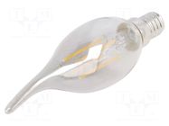 LED lamp; white warm; E14; 230VAC; 240lm; 4W; 360°; 2700K GTV Poland