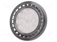 LED lamp; warm white; GU10; 230VAC; 1100lm; 12.5W; 40°; 3000K GTV Poland