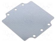 Mounting plate; galvanised steel; EUROMAS BOPLA