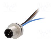 PIN: 5; for panel mounting BINDER