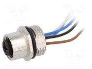 PIN: 5; for panel mounting BINDER