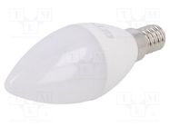 LED lamp; cool white; E14; 230VAC; 520lm; 6W; 160°; 6400K GTV Poland