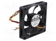 Fan: DC; axial; 24VDC; 80x80x15mm; 70.8m3/h; 37dBA; ball bearing SANYO DENKI