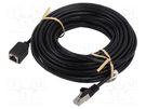 Extender RJ45; F/UTP; 5e; stranded; Cu; PVC; black; 5m; 26AWG Goobay