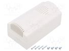 Enclosure: for alarms; X: 85mm; Y: 85mm; Z: 35.5mm; ABS; white SUPERTRONIC