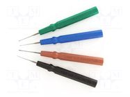 Precision oiler-set; polyamide; 68mm; ESD; black,red,blue,green IDEAL-TEK