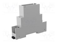 Enclosure: for DIN rail mounting; Y: 90mm; X: 18mm; Z: 68mm; PPO ITALTRONIC