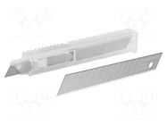 Blade; 9mm; 100pcs. STANLEY