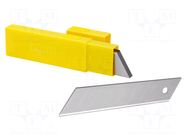 Blade; 25mm; 10pcs. STANLEY