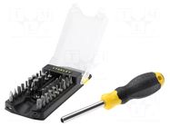 Kit: screwdrivers; 34pcs. STANLEY