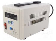 Device: automatic voltage stabiliser; 500VA; Uout: 230VAC; ±8% VOLT POLSKA