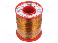 Coil wire; single coated enamelled; 0.6mm; 1kg; -65÷180°C INDEL