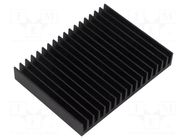 Heatsink: extruded; grilled; black; L: 75mm; W: 100mm; H: 15mm SEIFERT ELECTRONIC