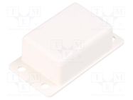 Enclosure: multipurpose; X: 36mm; Y: 68mm; Z: 22mm; ABS; white SUPERTRONIC