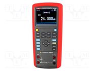Meter: calibrator; loop; VDC: 200mV,30V; 0÷24mA; Interface: USB UNI-T