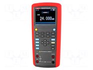 Meter: calibrator; loop; VDC: 200mV,30V; 0÷24mA; Interface: USB UNI-T