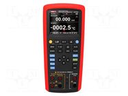 Meter: calibrator; loop,thermocouple; VDC: 50mV,500mV,50V; 0÷24mA UNI-T