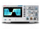 Oscilloscope: digital; Ch: 2; 200MHz; 1Gsps; 56Mpts; LCD TFT 7" UNI-T