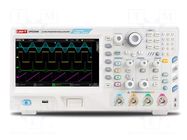 Oscilloscope: digital; Ch: 2; 250MHz; 2,5Gsps; 70Mpts; LCD TFT 8" UNI-T