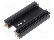 Heatsink: extruded; SOT32,TO220,TO3P; black; L: 63.5mm; 8K/W FISCHER ELEKTRONIK