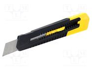 Knife; universal; Tool length: 160mm; W: 18mm; Handle material: ABS STANLEY