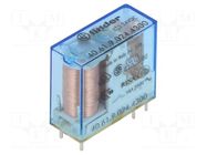 Relay: electromagnetic; SPST-NO; Ucoil: 24VDC; 16A; 16A/250VAC FINDER