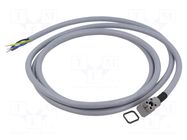 Connector: rectangular; G; plug; female; PIN: 4; 10A; 50V; IP65; grey HIRSCHMANN