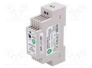 Power supply: switching; for DIN rail; 15W; 15VDC; 0÷1A; OUT: 1 POS