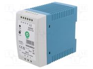 Power supply: switched-mode; for DIN rail; 100W; 12VDC; OUT: 1 POS